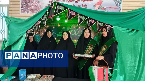 عزاداری دختران فاطمی شهر بن با محوریت حمایت از رهبری 