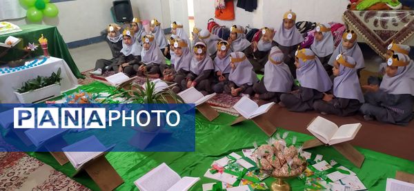 جشن قرآن جلوه‌ای از ایمان و دانش در مدرسه شهید نجفی فدافن 