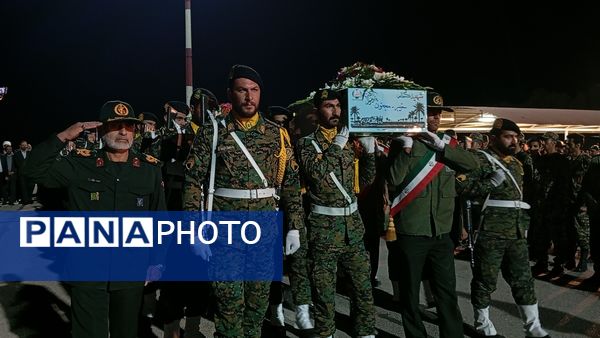 آیین استقبال از ۶ شهید گمنام در استان چهارمحال و بختیاری