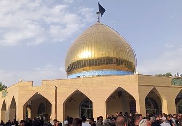 برگزاری مراسم عزاداری روز عاشورا در امامزاده علی ابن احمد(ع)