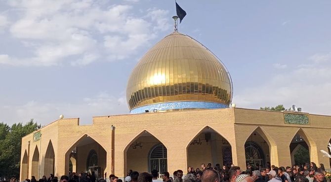 برگزاری مراسم عزاداری روز عاشورا در امامزاده علی ابن احمد(ع)
