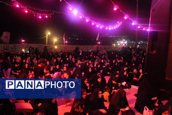 مراسم عزاداری شب هفتم ماه محرم الحرام در هیات مکتب‌‌‌الزهرا حاجی‌آباد 