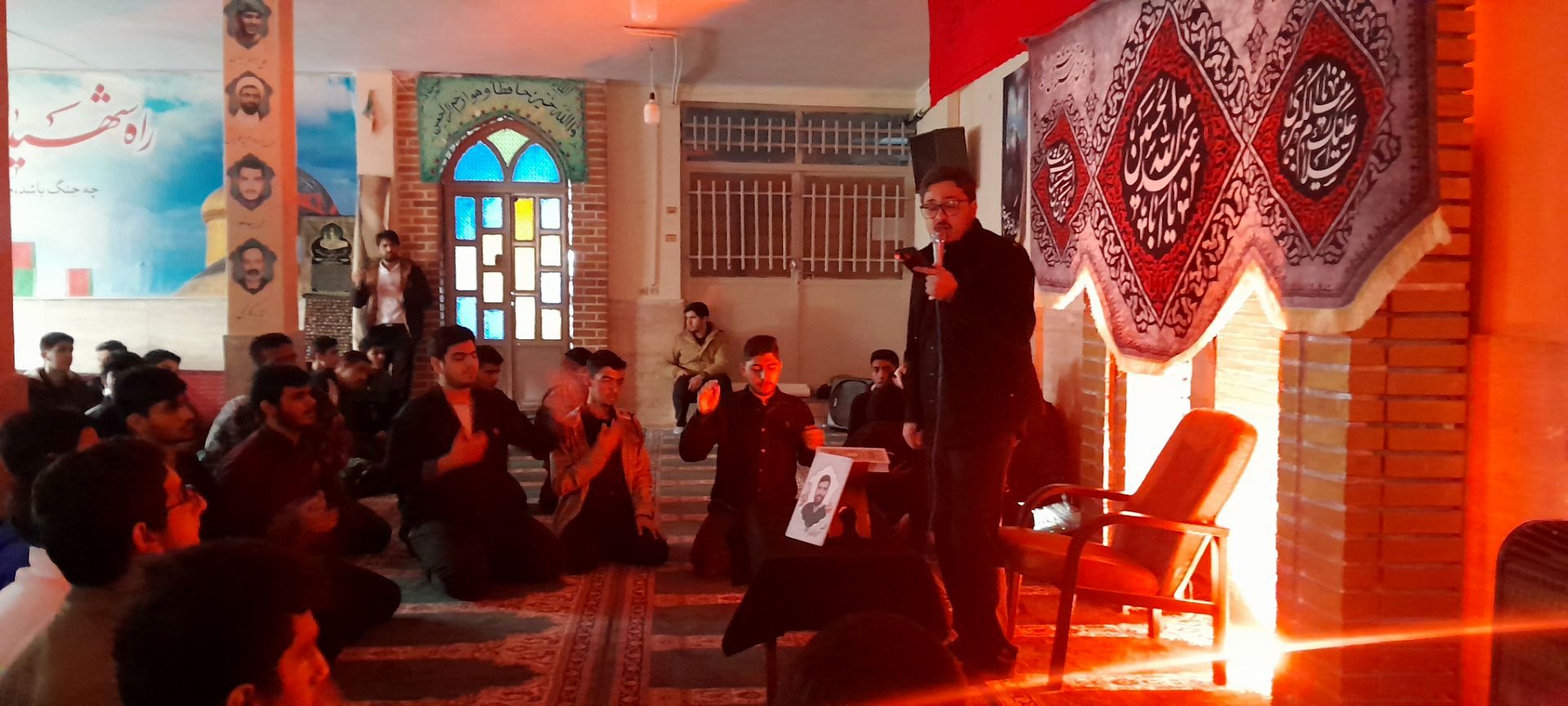 مراسم سوگواری شهادت حضرت زهرا(س) در شهیدستان انقلاب اسلامی 