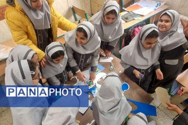 نمایشگاه نگهبان آب در دبستان حاتم ناحیه دو شهرری 