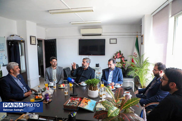 بازدید رئیس دانشگاه فرهنگیان و معاون نظارت سازمان ملی تعلیم و تربیت کودک کشور  از خبرگزاری پانا