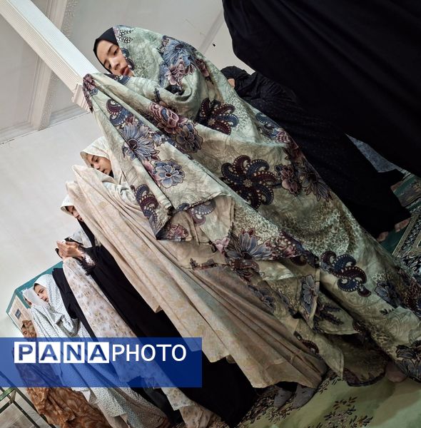 مراسم اعتکاف دانش آموزی آموزشگاه مریم سنگان شهرستان رشتخوار