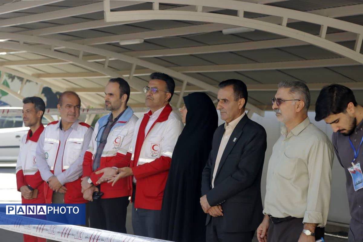 مانور تخلیه، امداد و نجات مصدوم اضطراری در دانشگاه فرهنگیان استان گلستان