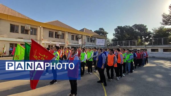 افتتاحیه المپیاد ورزشی درون مدرسه ای در دبیرستان سروش شاهد منطقه ۱۶