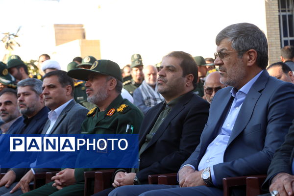 مراسم استقبال ار هفت شهید گمنام در یزد 