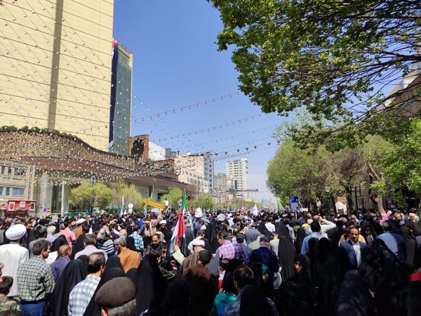 راهپیمایی روز جهانی قدس در مشهد مقدس