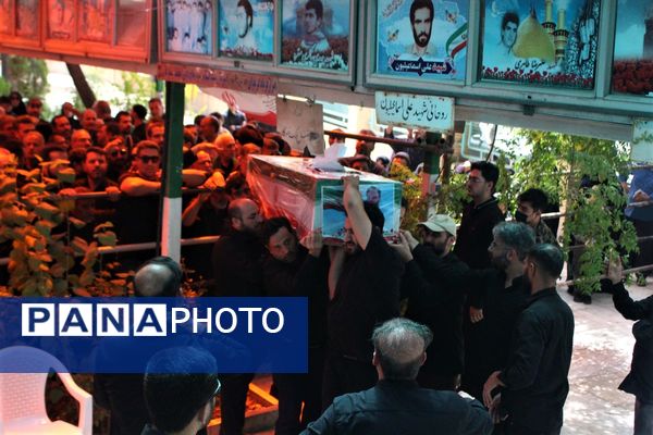 جلوه‌های حزن و خشم در مراسم تشییع شهدا