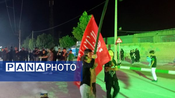 عزاداری مردم شهر تیتکانلو در شب‌های محرم
