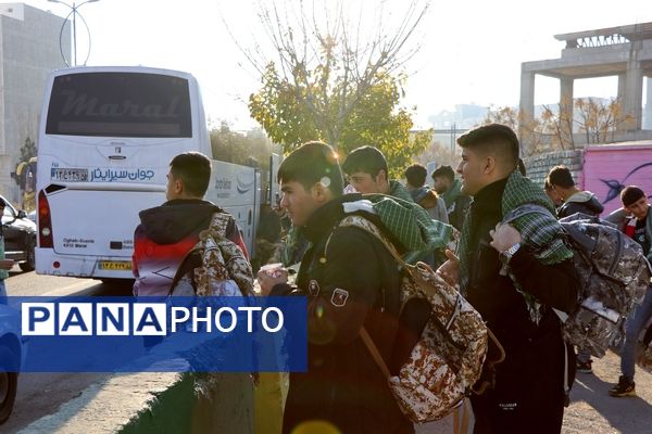 اعزام راهیان نور پسران ناحیه یک بهارستان