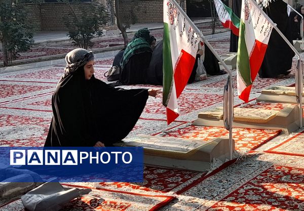 اعزام دختران دانش‌آموز شهر جعفریه قم به اردوی راهیان نور