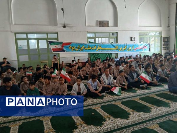 برگزاری یادواره شهدا در مسجد صاحب‌الزمان شهرستان خلیل‌آباد
