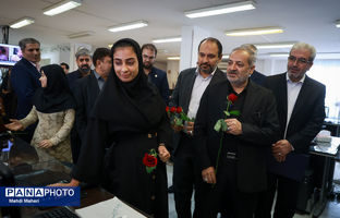 حضور وزیر آموزش و پرورش در خبرگزاری پانا به‌مناسبت روز خبرنگار
