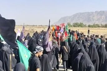 پیاده روی حرم تا حرم روستای زیارتگاه از امامزاده عبدالرحیم بوان شهرضا

