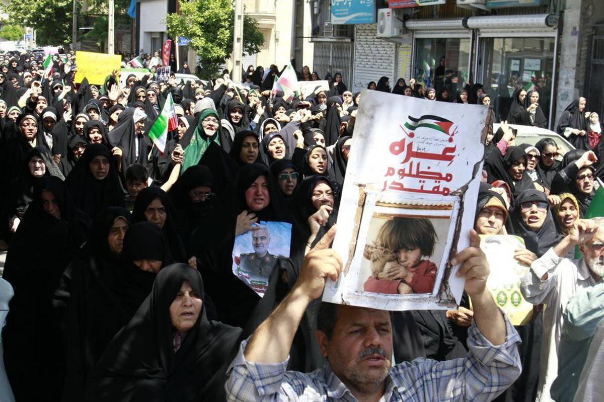 خروش فریاد ها علیه ظلم در جمعه خشم و نصر استان گلستان