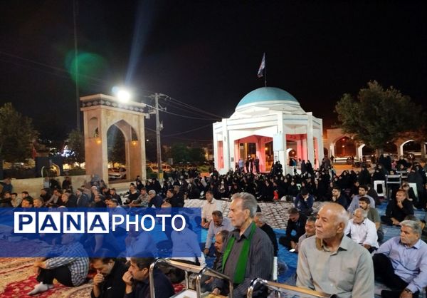  مراسم عزاداری اباعبدالله الحسین(ع) در مسجد شهدای گمنام 