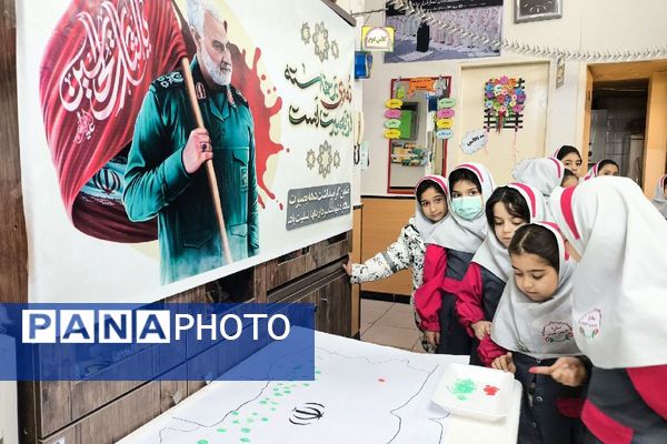 پویش «دست‌های کوچک، پیمان بزرگ» در دبستان سارا شهرستان ملارد 