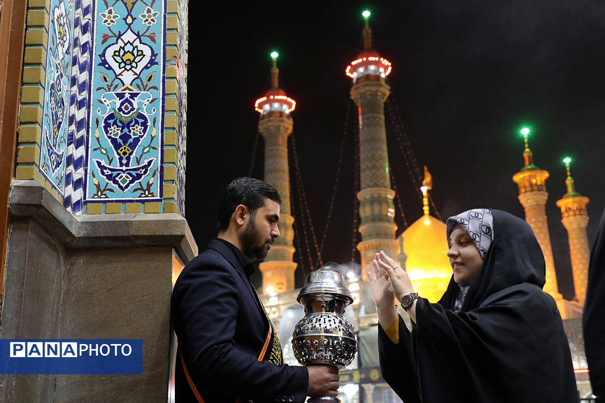 حرم کریمه اهل بیت در  شام شهادت حضرت زهرا(س)