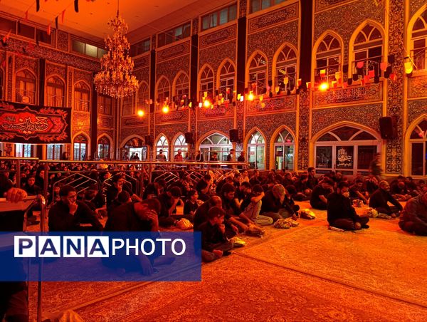 برگزاری مراسم شب ششم عزاداری امام حسین(ع) در تکیه ابوالفضلی نیشابور