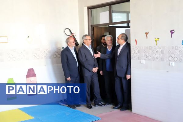 افتتاح اتاق ورزش مدرسه هوشمند استثنایی شهید رضی شهر جدید سهند