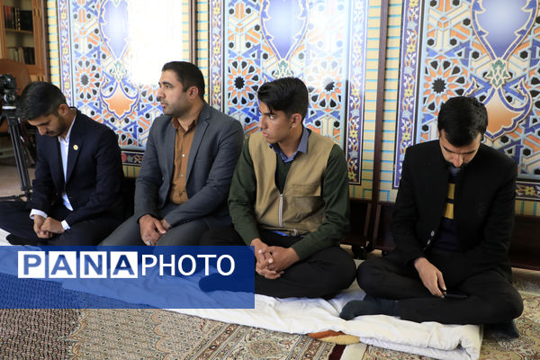 دیدار قائم مقام سازمان دانش‌آموزی کشور، با نماینده ولی فقیه در استان