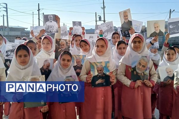 پنجمین سالگرد شهادت سردار دلها در دبستان سمیه