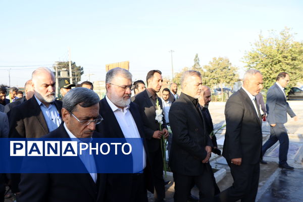 تجدید پیمان استاندار تهران با آرمان های شهدا