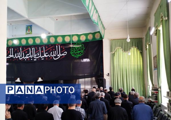 مراسم عاشورای حسینی در مسجد شهدای گمنام نیشابور 