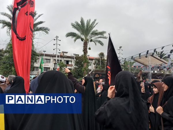 راهپیمائی بزرگ جاماندگان اربعین حسینی در رشت