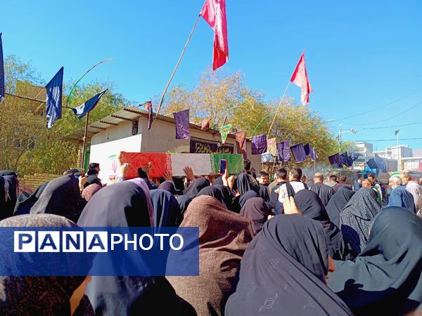 مردم علی‌آباد دمق جوکار از شهید گمنام استقبال کردند