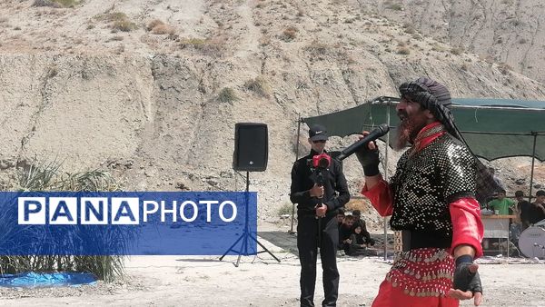 مراسم تعزیه خوانی در روز اربعین حسینی در شهر بار
