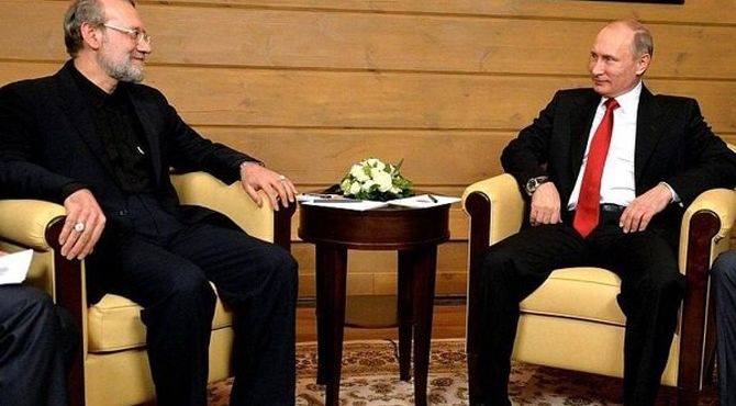 علی لاریجانی با «پوتین» دیدار کرد
