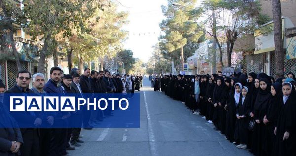 تشییع  پیکر مطهر شهید خوشنام در شهرستان خلیل آباد 