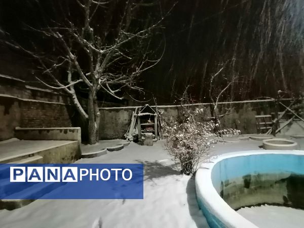 گذری بر بارش برف زمستانی در شهر بار