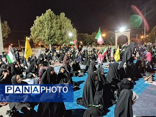 اجتماع بزرگ مردم ولایت‌مدار نیشابور در محکومیت ترور شهید قدس اسماعیل هنیه 