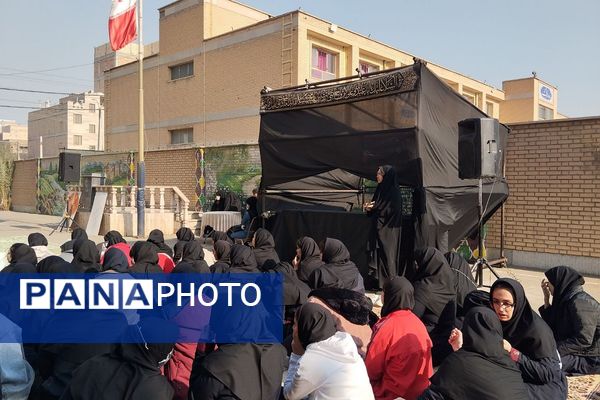 مراسم عزاداری شهادت حضرت زهرا(س) در مدارس کهریزک 