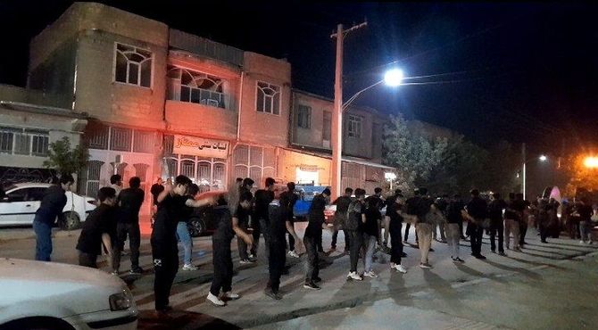 عزاداری مردم روستای کران در دهه دوم محرم