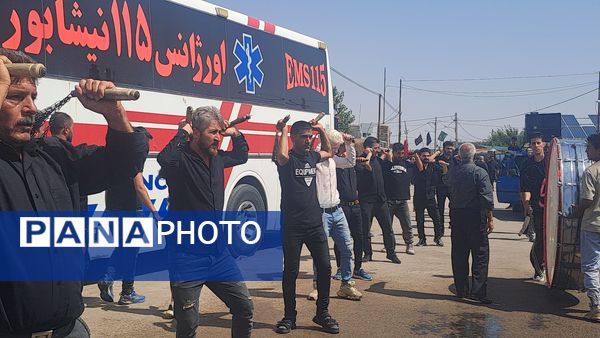 مراسم عزاداری و زنجیر زنی شهادت امام حسن مجتبی(ع) و رحلت پیامبر اکرم (ص) در  روستای کفکی خراسان رضوی