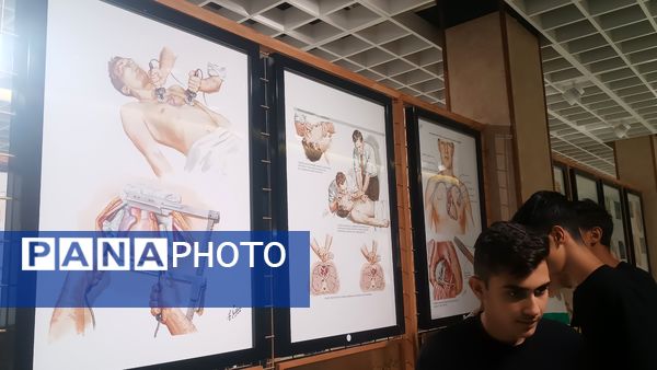 بازدید دانش‌آموزان دبیرستان شاهد ابوذر غفاری نیشابور از افلاک نمای نیشابور
