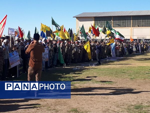 رزمایش اقتدار بسیجیان شهرستان بردسکن 