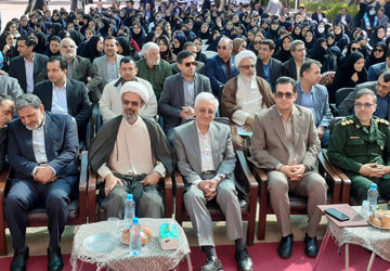 آئین سپاس معلم در هنرستان محمودیه بجنورد 