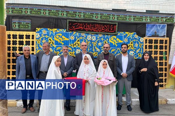 روز معنویت در مدرسه محدثه شاهد ورامین؛ از نماز باران تا زنگ عتبات عالیات