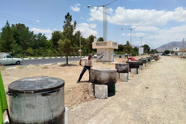 آماده سازی 110 دیگ اطعام علوی در کاشمر