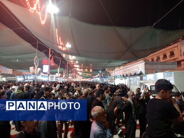 حرکت کاروان پیاده شهدای شهرستان خانمیرزا در اربعین حسینی