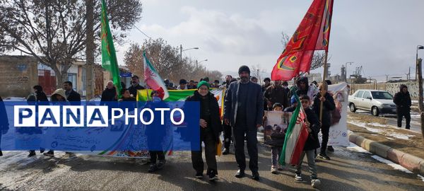 راهپیمایی ۲۲بهمن در روستای اسلام آباد شیروان