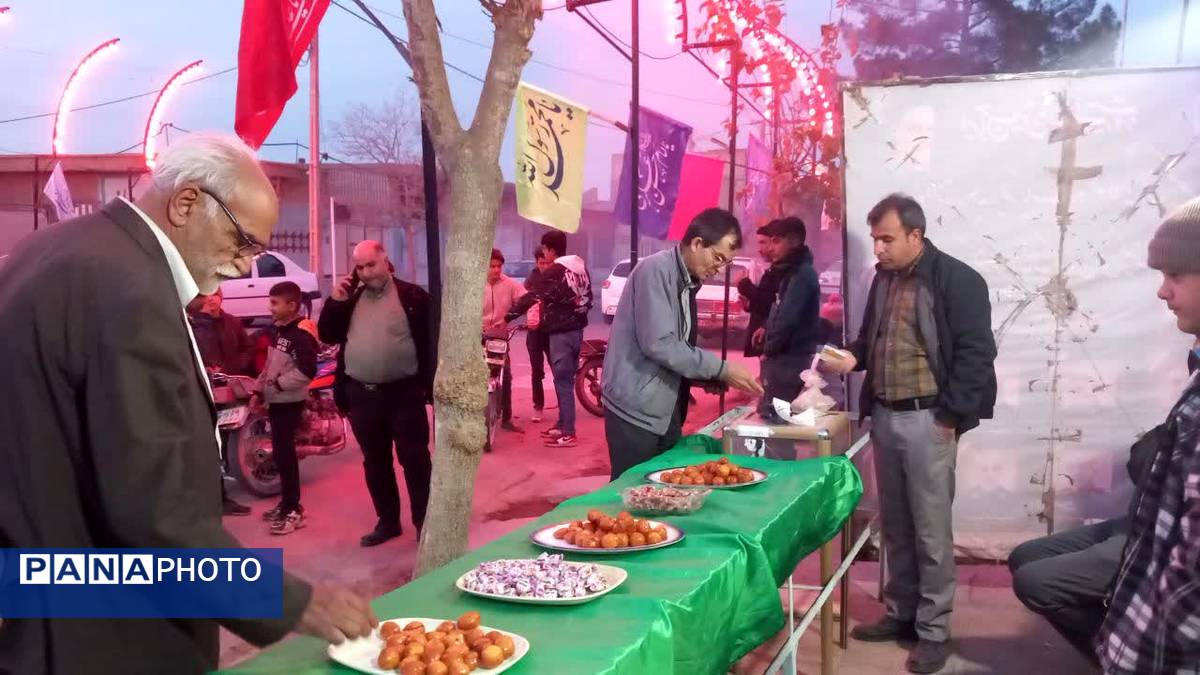 ایستگاه صلواتی جشن میلاد حضرت زهرا (س) در هیئت شاهزاده علی اصغر فدافن