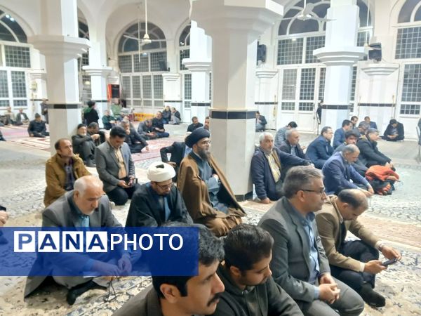 مراسم گرامیداشت شهدای مقاومت و تشیع نمادین پیکر پاک شهید سید حسن نصرالله در خلیل آباد 